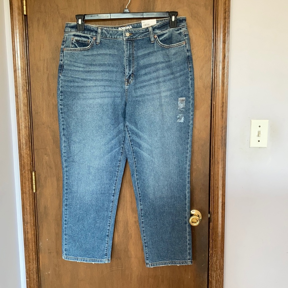 Sonoma high rise straight vintage style jean size 18 - Picture 3 of 14